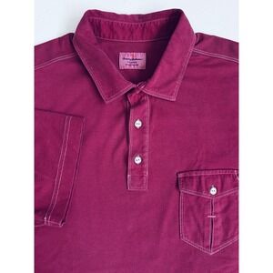 Tommy‎ Bahama Jeans Men's Pink 3 Button Short Sleeve Polo